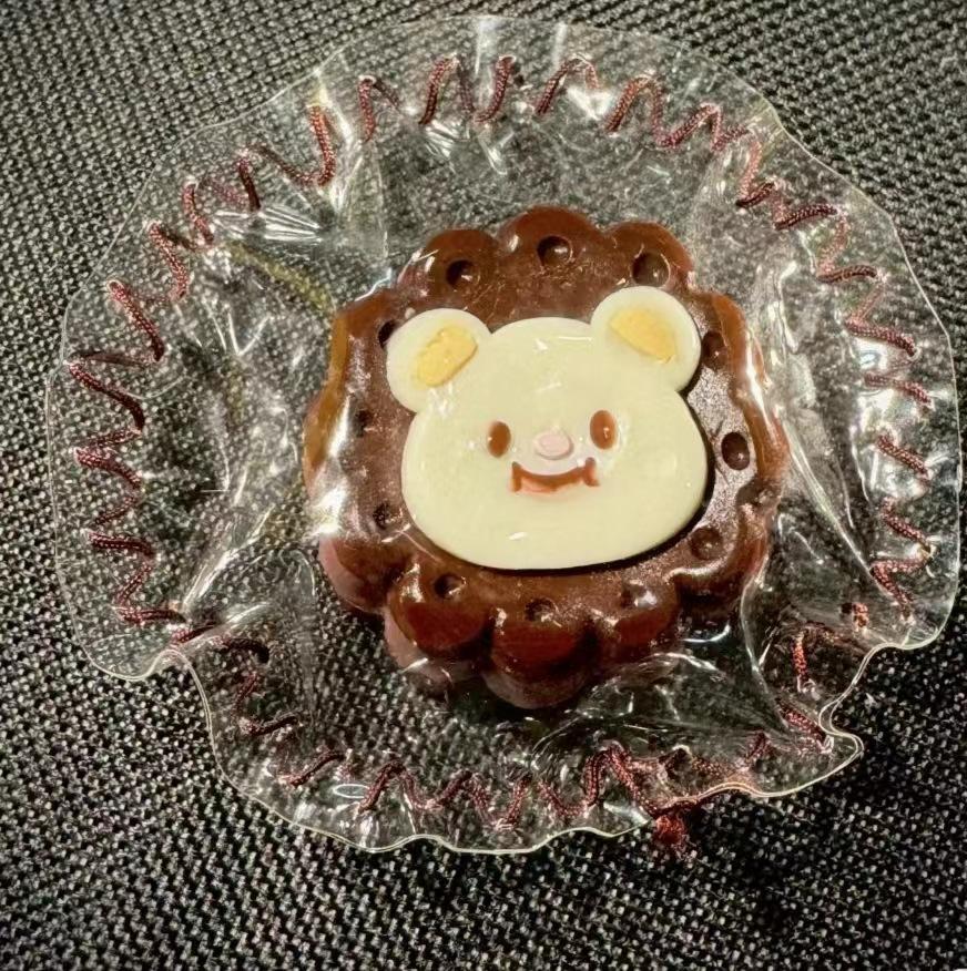 Bear Sandwich Biscuits Squeezing Toy Silicone Mold Hand-Turned Mold Can Be Squeezing Toy in Sto Now Released Application Scenario