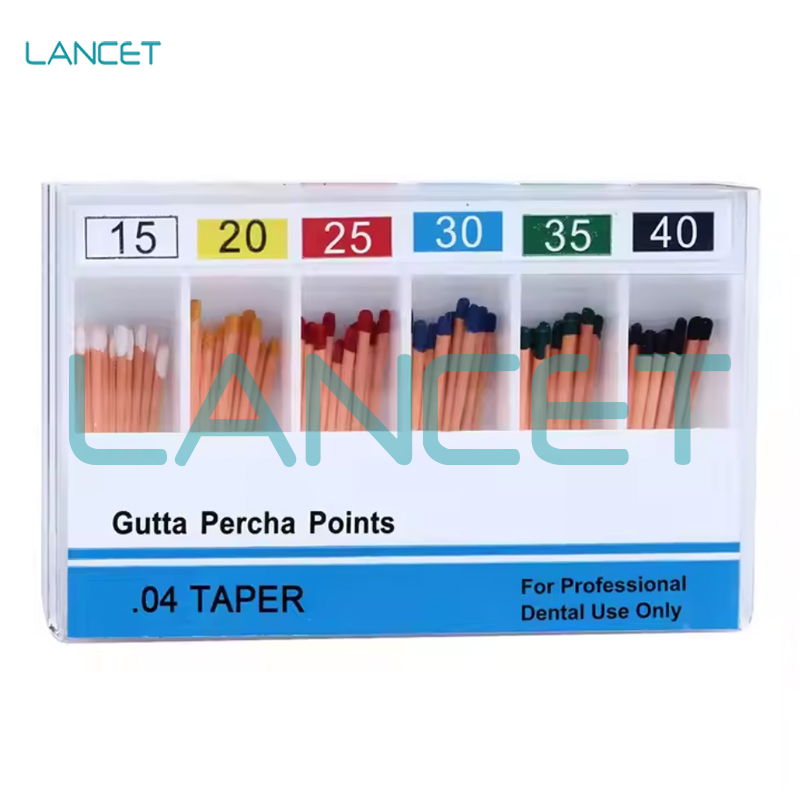 مادة أسنان من طراز Gutta Percha Points ذات خط محصور GP 02/04/06 مخروط Protaper Mick Item Picture