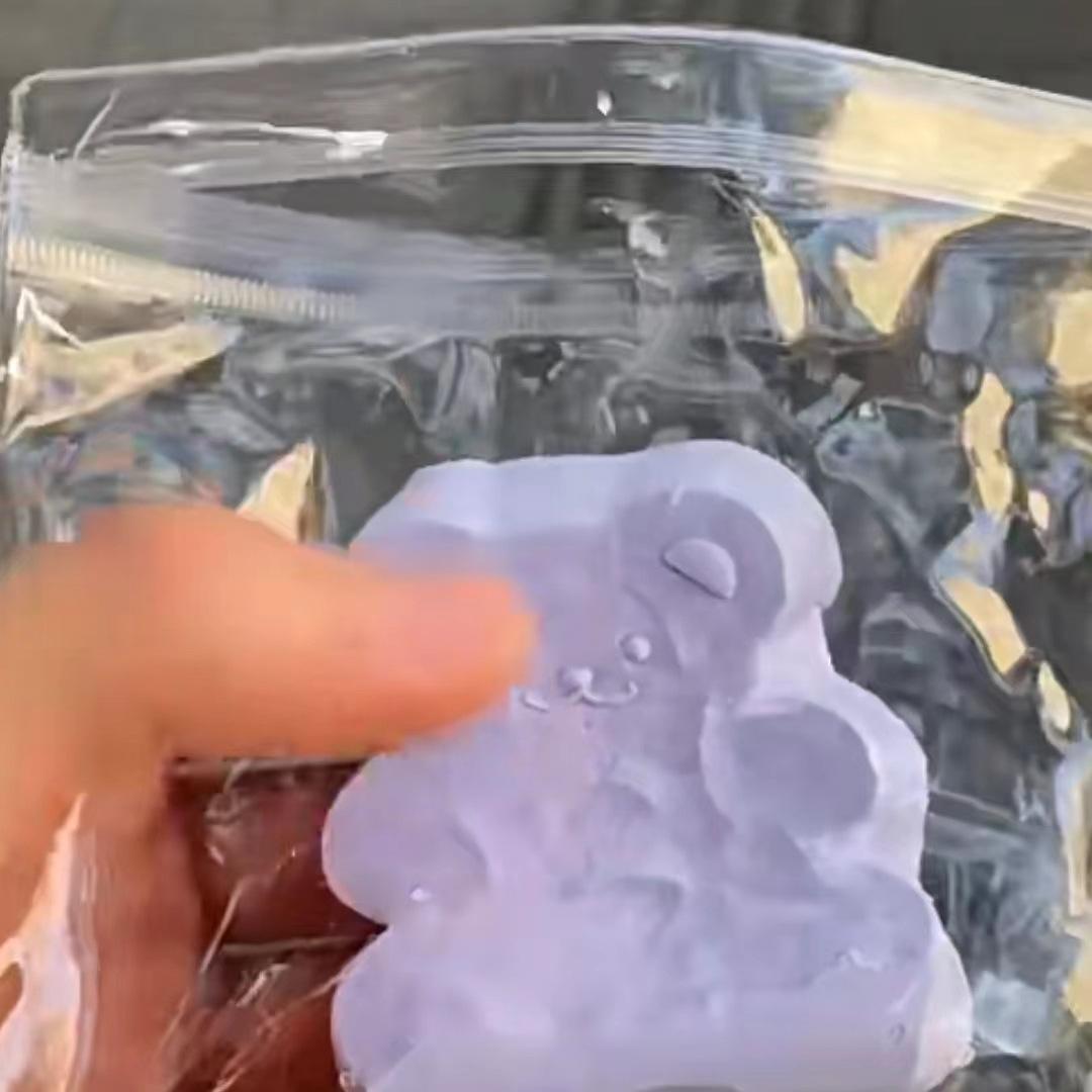 Bear Cake Squeezing Toy Silicone Mold Hand-Turned Mold Can Be Squeezing Toy in Sto Now Released Specification drawing