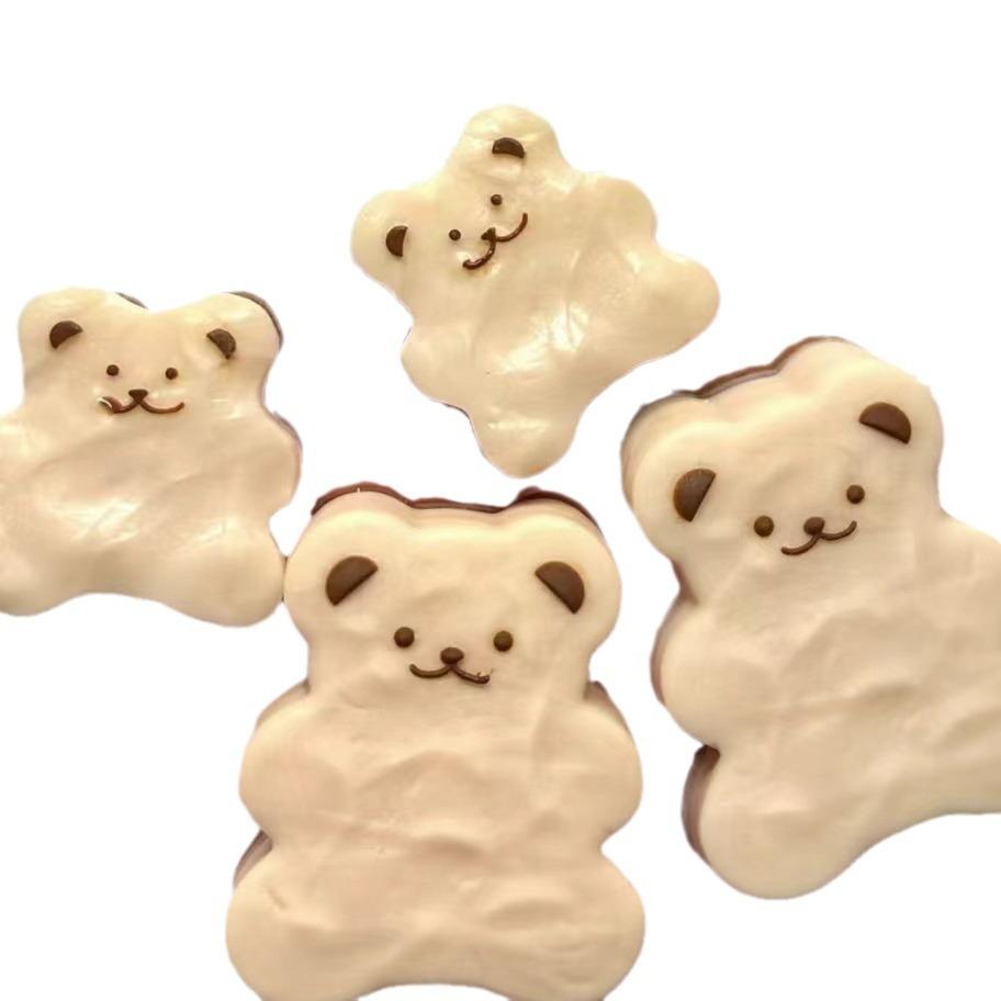 Bear Cake Squeezing Toy Silicone Mold Hand-Turned Mold Can Be Squeezing Toy in Sto Now Released Item Picture