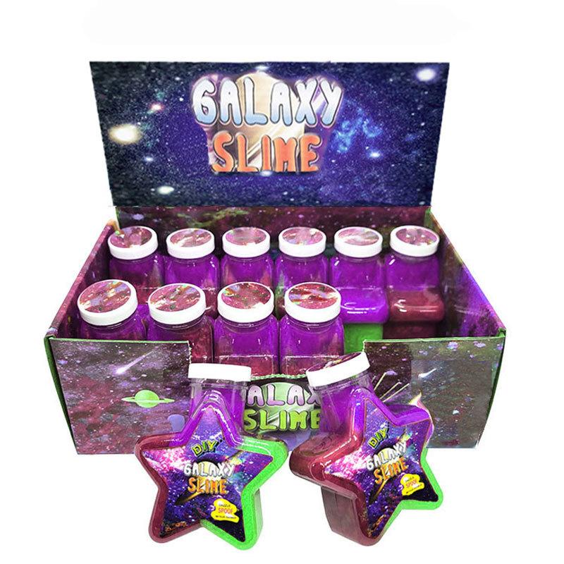 crystal mud sand skin glue slime colorful five-pointed star style odorless easy to clean colored daub Application Scenario
