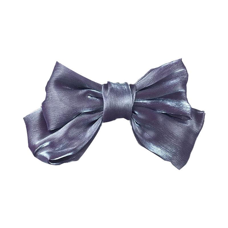 mermaid bow hair accessories high sense updo hair claw satin ribbon shark clip elegant princess headdress wholesale Item Picture