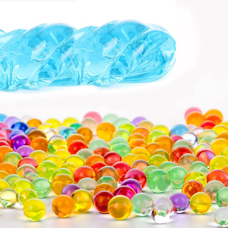 cross-border water beads absorbent beads slime crystal mud slim colored clay plasticene sand skin glue jelly mud decompression Specification drawing