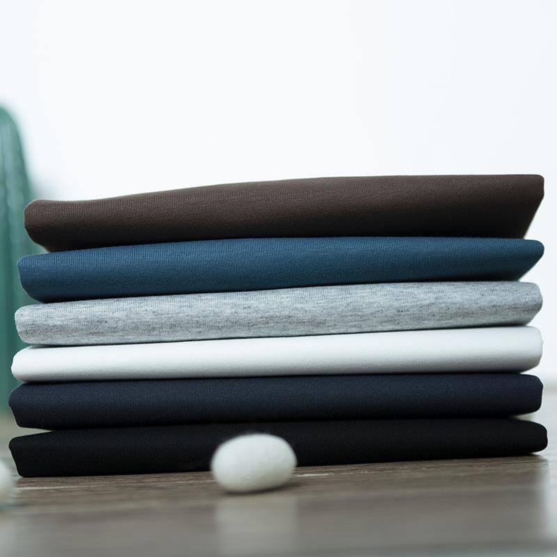 2024 high-end new double-sided t-shirt xinjiang cotton air layer 230g long sleeve bottoming shirt women's non-ironing round neck t-shirt men Application Scenario