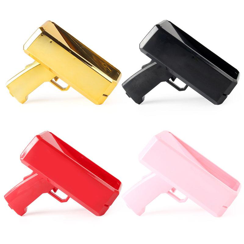 new exotic electric money spray gun bill pistol money gun usd money spray gun money shooting spitting money gun toy details Picture