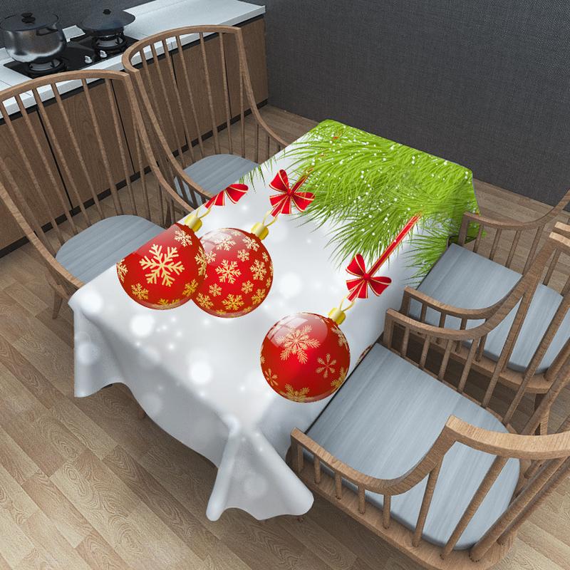 new christmas pet bells household rectangular tablecloth plum blossom coffee table cloth tablecloth christmas table cartoon tablecloth full figure