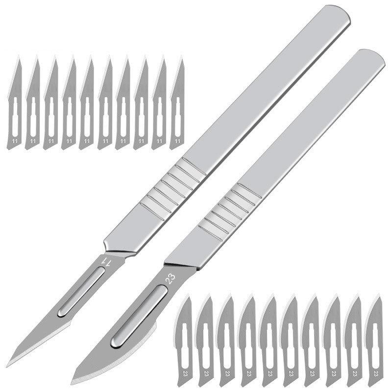 Surgical Blade 11 No. 23 Wholesale Graver Scalpel Handle Veterinary Practice Scalpel 3 4 Item Picture