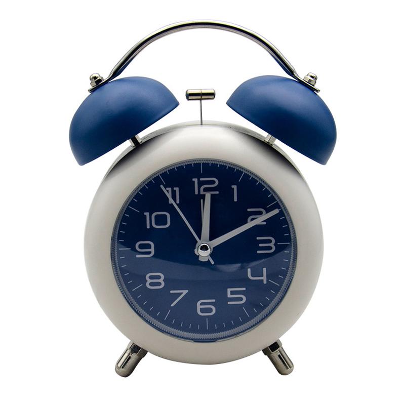Children Primary and Secondary School Students Bedside Table Electronic Clock Luminous Mute Cute Mechanical Bell Pointer Alarm Clock F18 Item Picture
