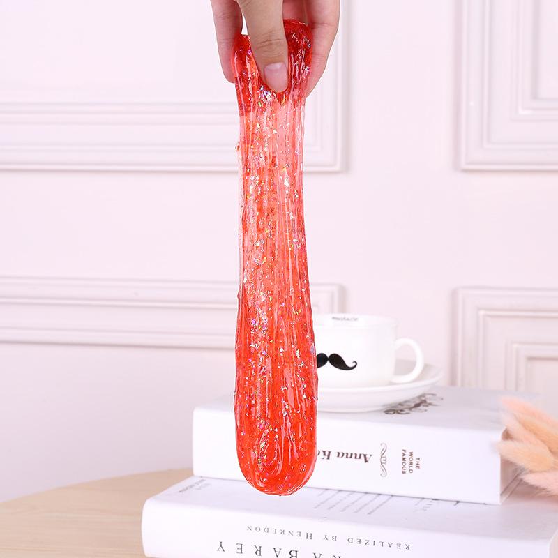 Cross-Border Direct Supply Stall Pumpkin Crystal Mud Pearl Mud Slim Creative Children's Toys Wholesale Foaming Slime Application Scenario
