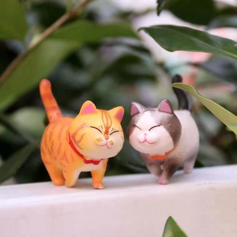 9 chi's sweet cat decoration doll creative table decoration cartoon bell cat hand-made doll wanghong mall decorations Item Picture