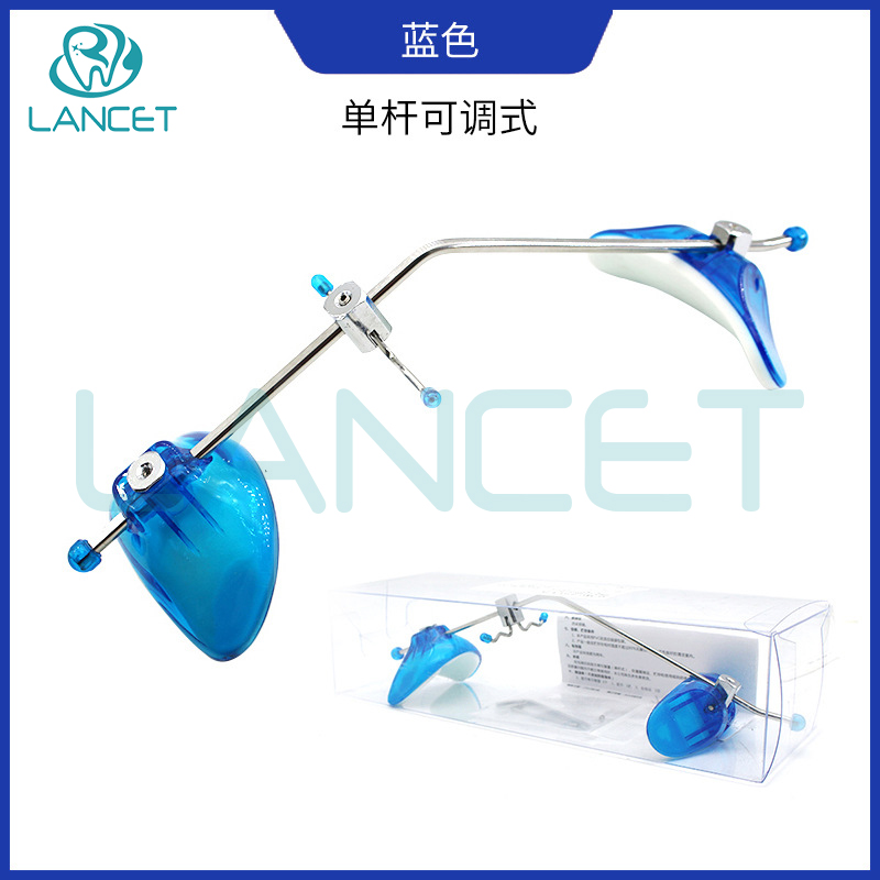 牙科前方牵引器单杆双杆可调式牵引装置牙齿头帽口腔正畸面弓矫正详情3