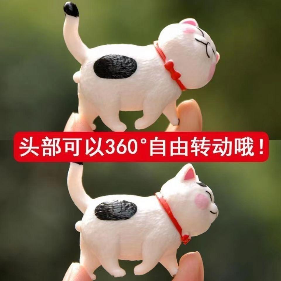 9 chi's sweet cat decoration doll creative table decoration cartoon bell cat hand-made doll wanghong mall decorations Specification drawing
