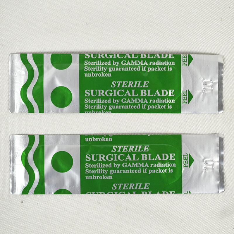 disposable medical carbon steel surgical blade hospital skin removal blade surgical skin grafting knife Specification drawing