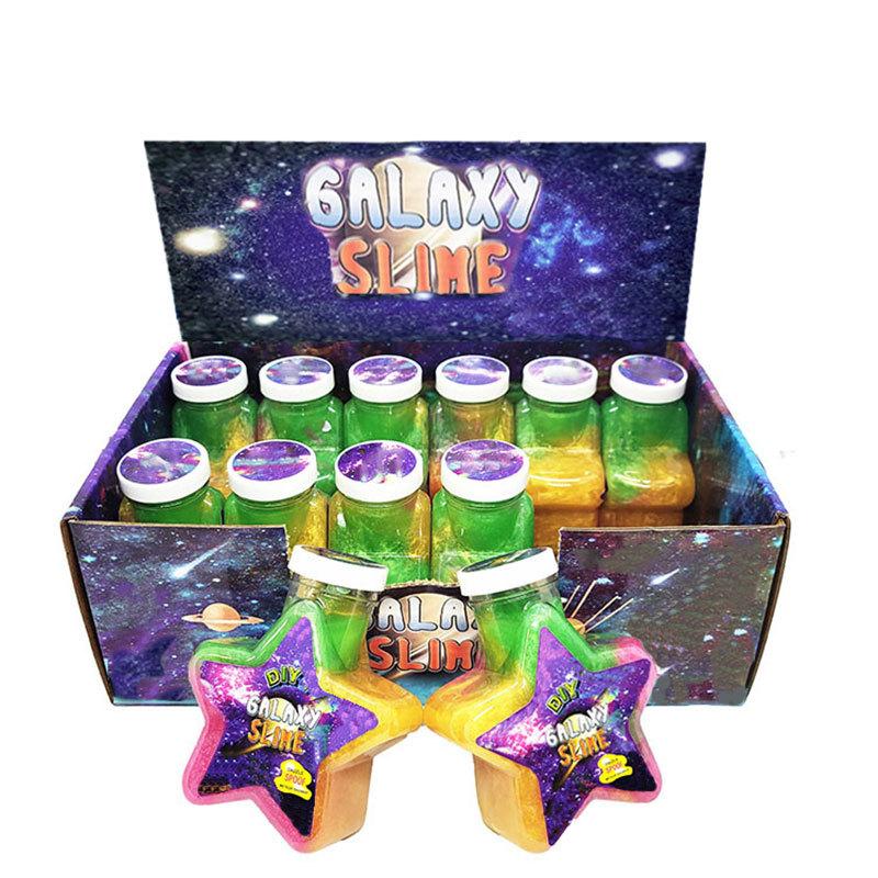 crystal mud sand skin glue slime colorful five-pointed star style odorless easy to clean colored daub details Picture