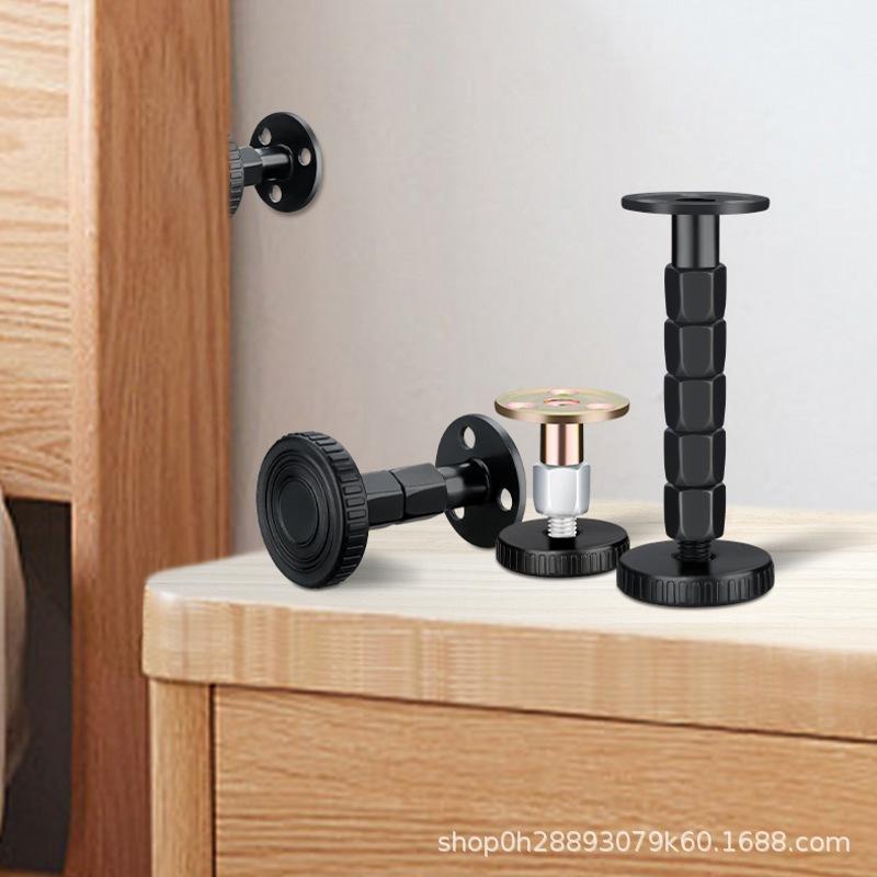 black bedside bumper holder bed rocking stable top bed artifact anti-shaking dynamic stabilizer anti-moving pad adjustable Specification drawing