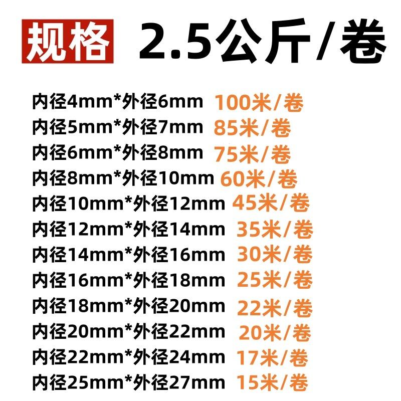 pvc transparent hose 4 points 6 points spirit level household fish tank water exchange plastic hose faucet antifreeze pvc hose Item Picture