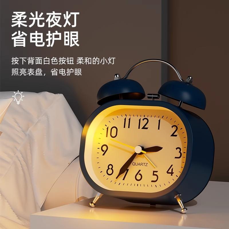 metal alarm clock student children special bell little alarm clock cartoon mechanical clock creative table clock ornaments details Picture