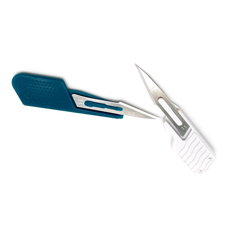 dissecting and clearing oral cavity stitches knife pieces medical surgical disposable surgical blade mini knife full figure
