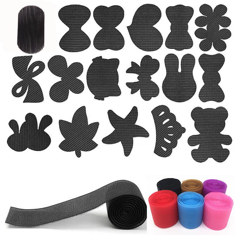 color hair fringe grip stabilizer pad hair band magic bang sticker beauty magic head hair fringe grip stabilizer pad hook and loop fasteners hair band broken hair finishing details Picture