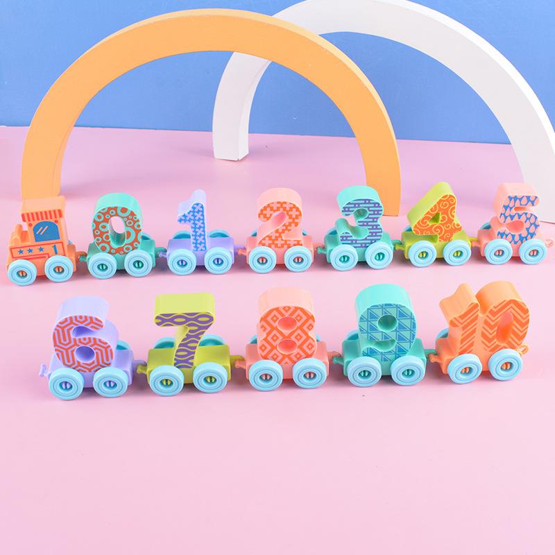 stall wholesale digital train toy children puzzle building blocks baby early education girl 1-2 years old 3 boys Application Scenario