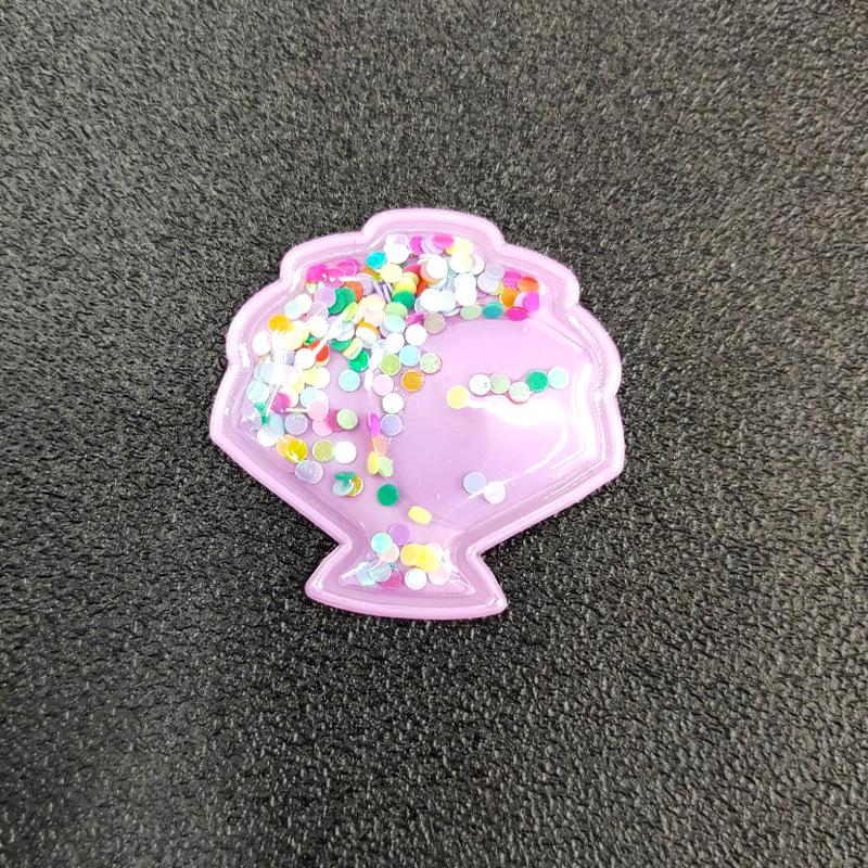 Small Shell Shoes Clothes Clothing Clothing Inflatable Label PVC Trademark Ornament Accessories Bubble Three-Dimensional Flow Sequins