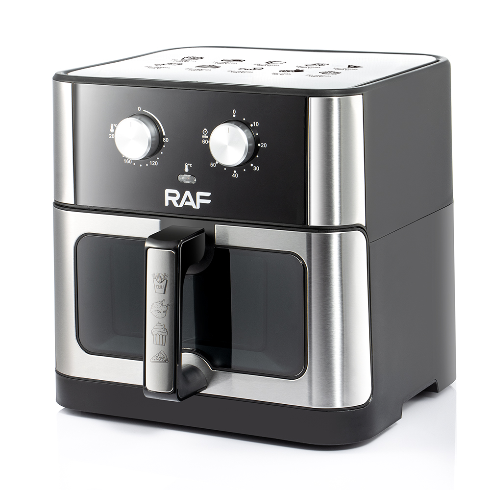 RAF European standard cross-border air fryer 10L large capacity household rotary oil-free fryer, smokeless electric grill, electric oven Item Picture