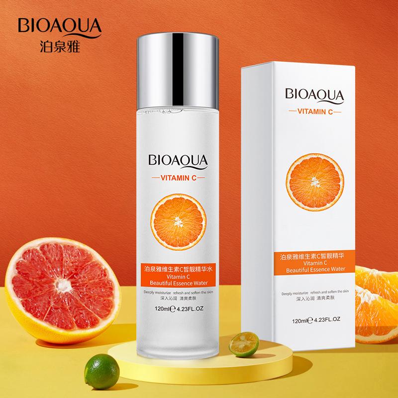 Bioaqua Vitamin C Fair Moisturizing Essence Hydrating Moisturizing and Nourishing Skin Color Facial Skin Care Products Lotion Direct Sales full figure