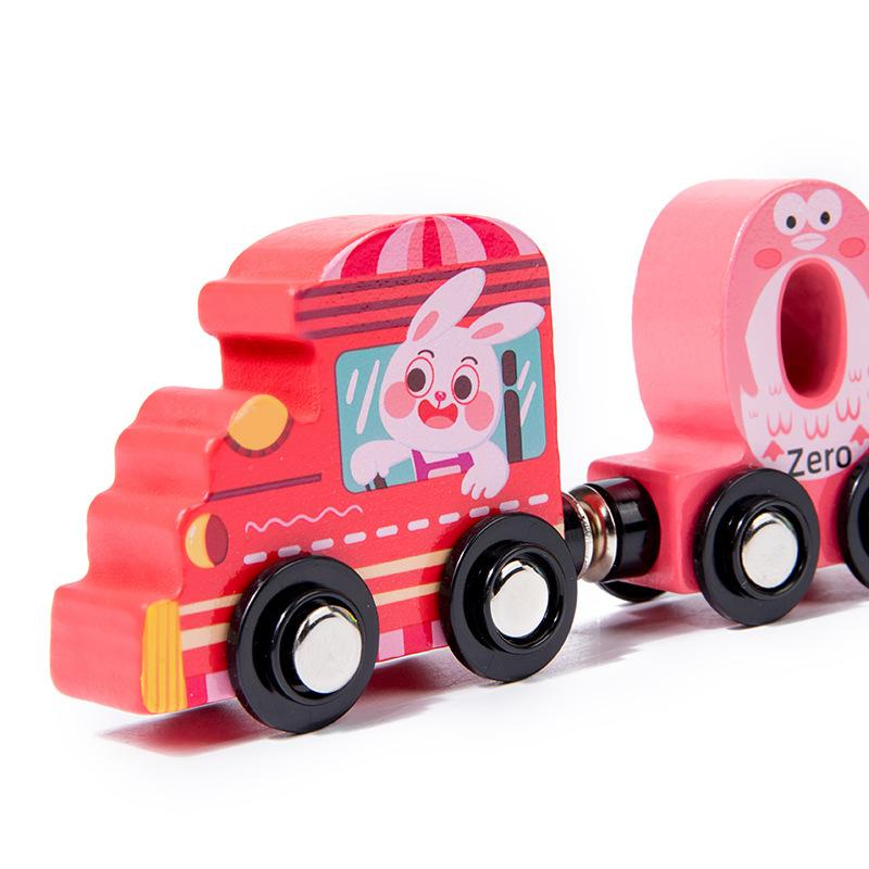 Wooden Building Blocks Early Education Assembled Combination Puzzle Magnetic Digital Animal Small Train Drag Children's Building Blocks Toys Application Scenario