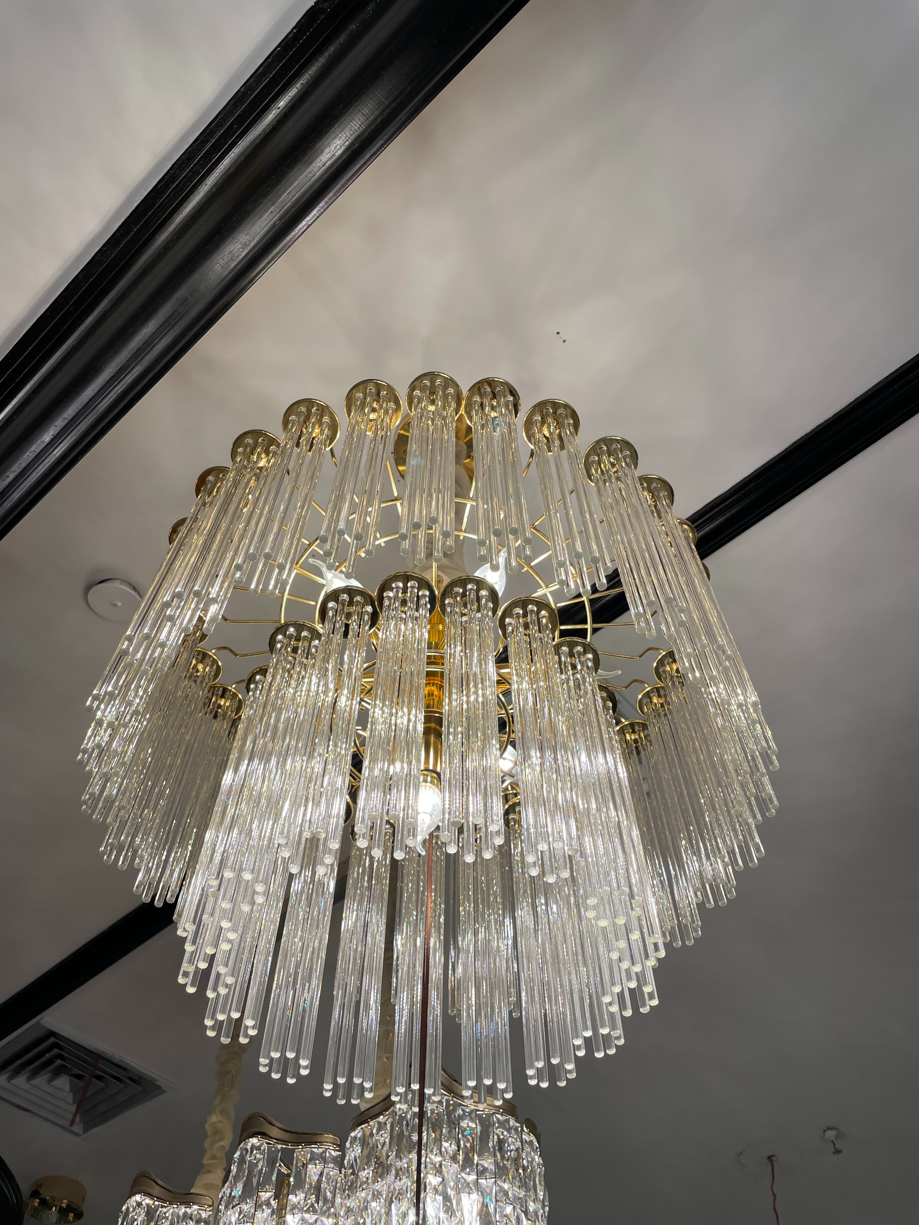 Crystal chandeliers, household ceiling lamps, lighting fixtures, high-end crystal chandeliers, luxurious chandeliers, modern and simple home decoration lamps Specification image