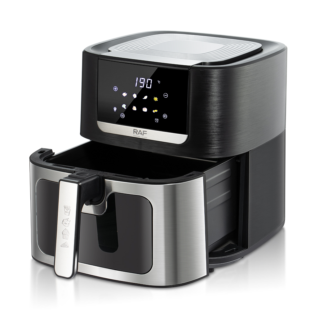 RAF European standard cross-border 8L air fryer, touch screen multi-functional smart home visual electric fryer, no need to flip Application Scenario