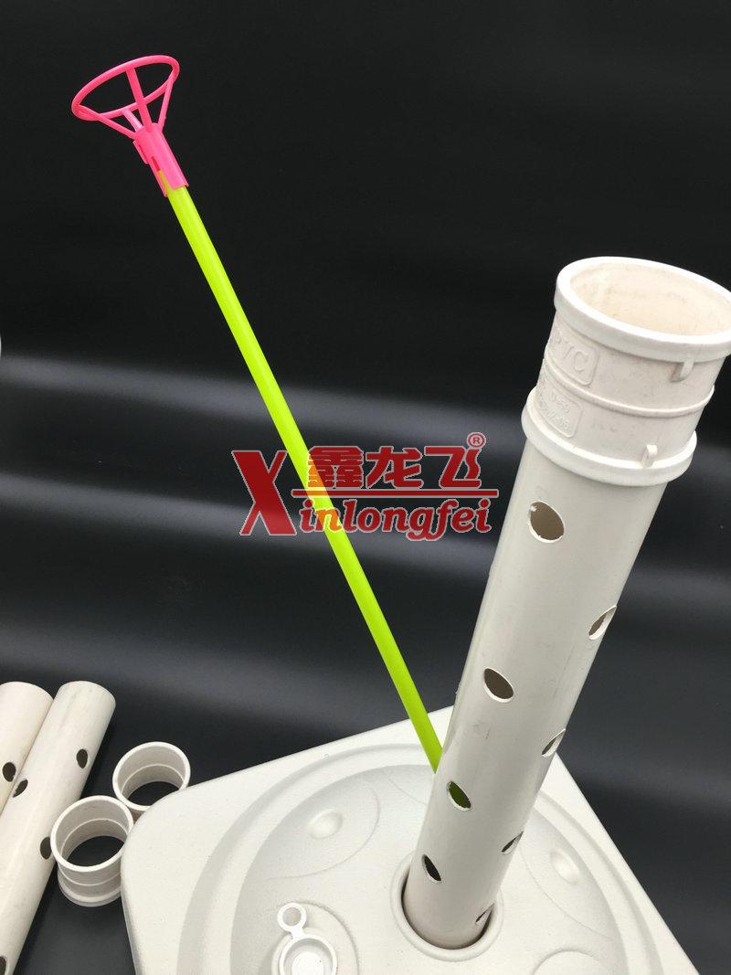 Factory Wholesale Balloon Decoration Display Stand Balloon Tree Balloon Base Display Shelf Pvc Ballon Bracket Rod Specification drawing