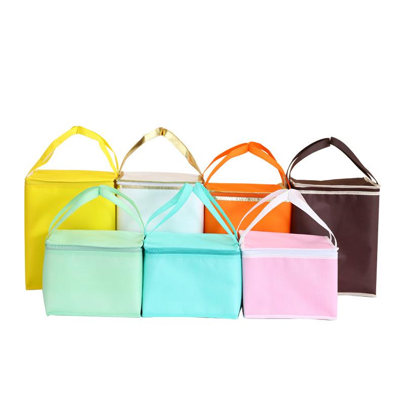 portable non-woven bag customized cake insulation bag aluminum foil bag super cost-effective takeaway insulated dessert insulated bag wholesale Item Picture