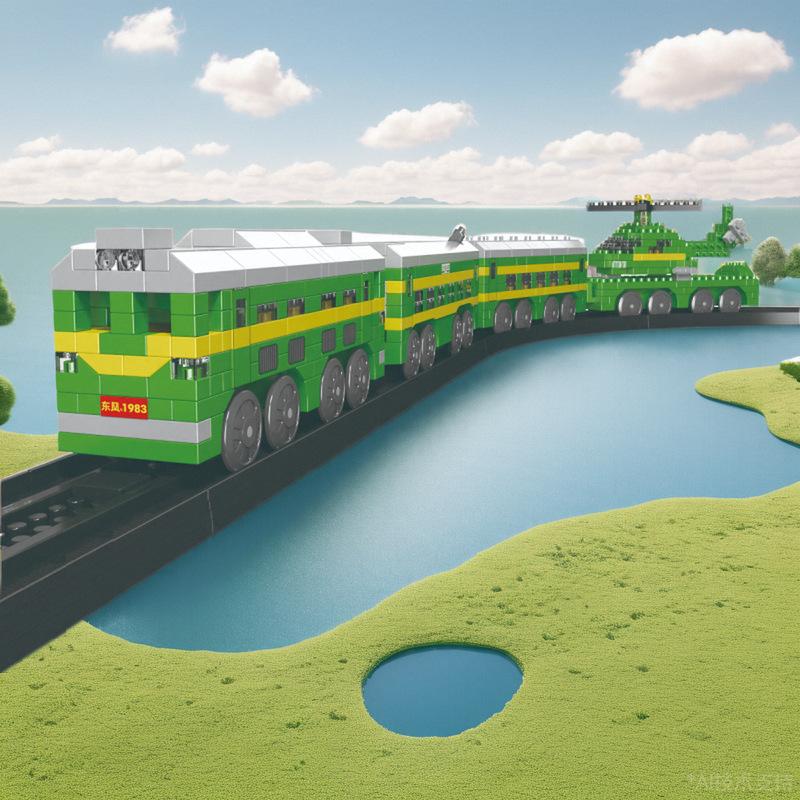 jike building blocks city track electric train high-speed train track model children educational assembly electric toys Application Scenario