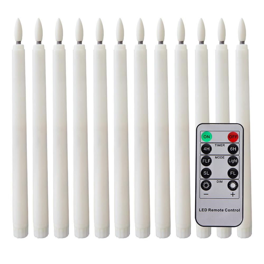 factory wholesale home decoration led electronic candle wedding long brush holder wax halloween candle decoration long candle Application Scenario