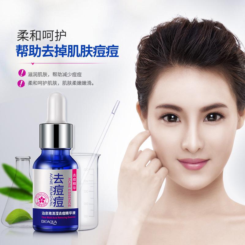 bioaqua clear acne removing essence mild acne removing essence hydrating moisturizing facial essence stock solution details Picture