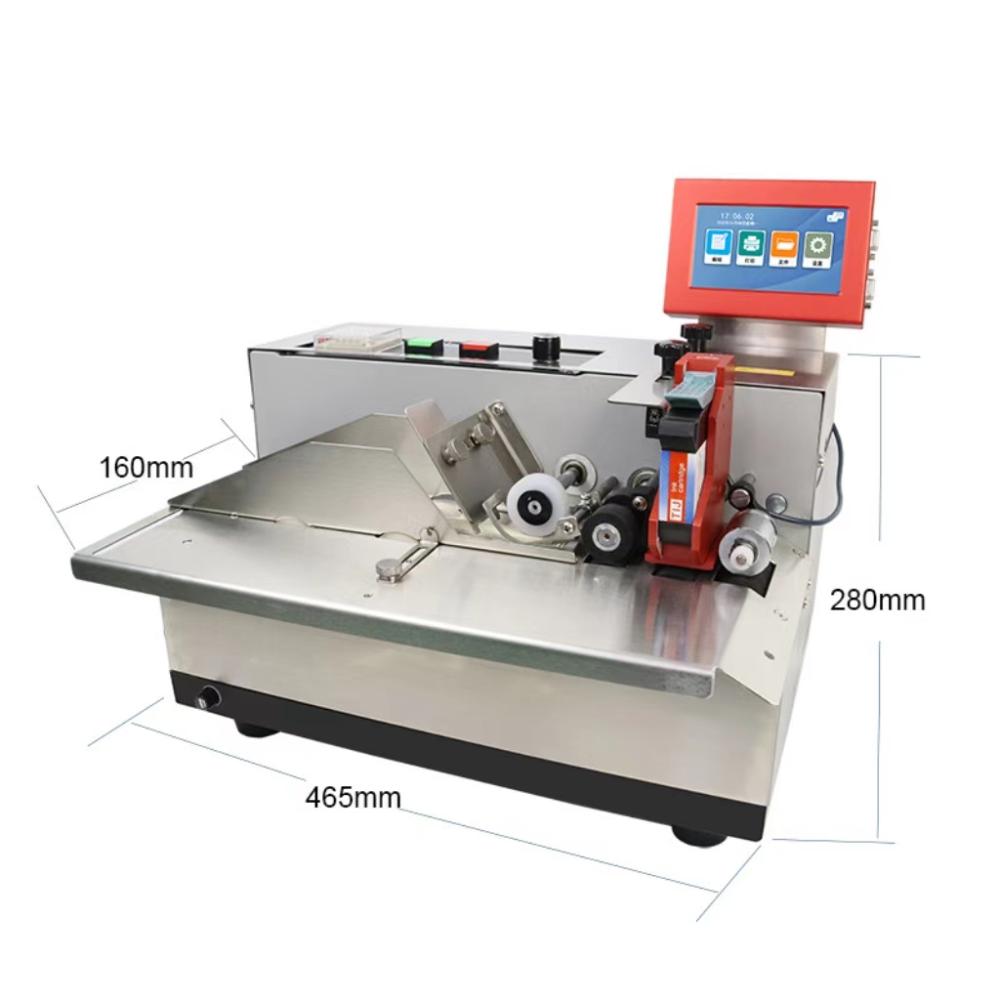 small paging machine high-speed spray printing date batch number qr code plastic bag aluminum foil bag code-spraying machine packing bag paging Specification drawing