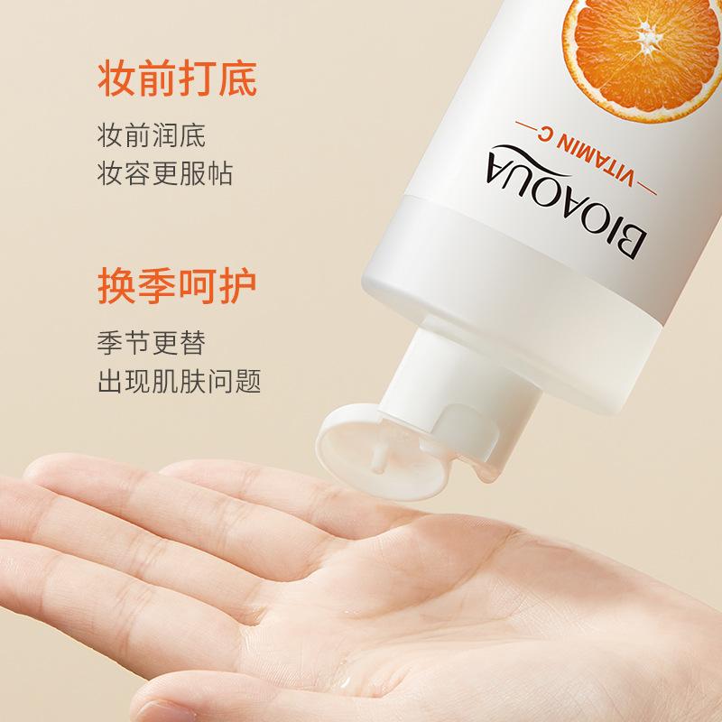 Bioaqua Vitamin C Transparent Beauty Essence Hydrating Moisturizing and Nourishing Skin Facial Essence Skin Care Products Direct Sales Application Scenario