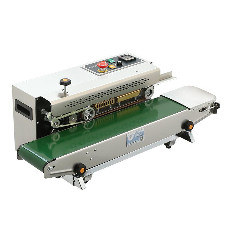 automatic capper aluminum foil bag sealing machine commercial plastic film continuous sealing machine food moon cake packaging machine Item Picture