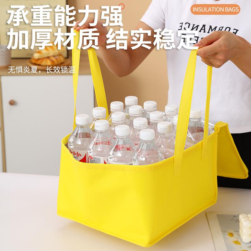 portable non-woven bag customized cake insulation bag aluminum foil bag super cost-effective takeaway insulated dessert insulated bag wholesale Application Scenario