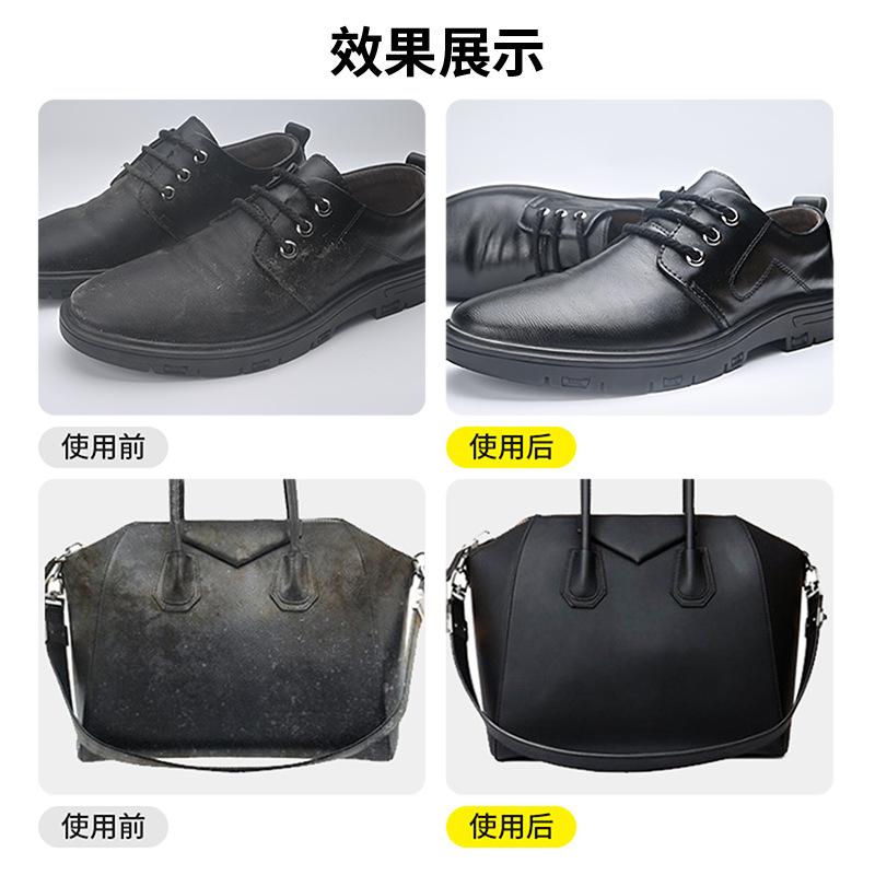 Aoqi Eight-Shaped Double-Sided Sponge Shoe Brush Leather Care Shoe Polish Leather Shoe Wax Maintenance Shiny Shoes Polish Colorless Application Scenario