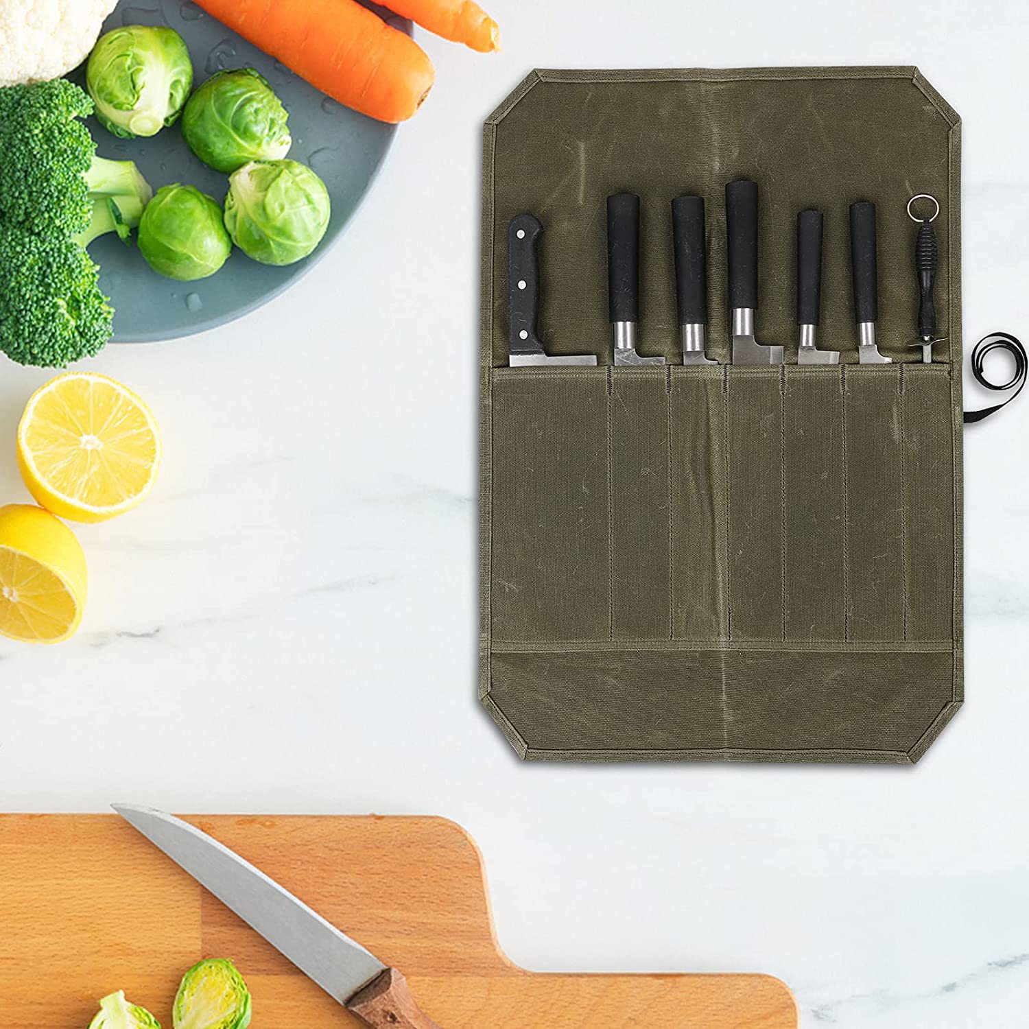 Cross-border Chef's knife bag Chef's Knife bag for kitchen picnic and barbecue full figure