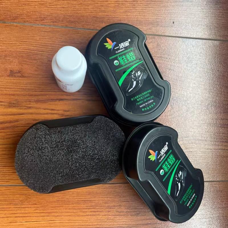 shoe-brush one-piece sponge double-sided shoe wax leather shoes quick cleaning gadget multi-functional shoe polish shoe brush suitable for various colors of leather details Picture
