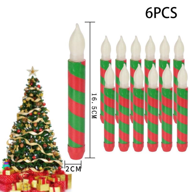factory wholesale home decoration led electronic candle wedding long brush holder wax halloween candle decoration long candle details Picture