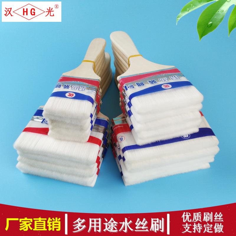 water wire brush factory wholesale water-based paint special brush soft brush wood wax oil latex paint water-based wool brush full figure