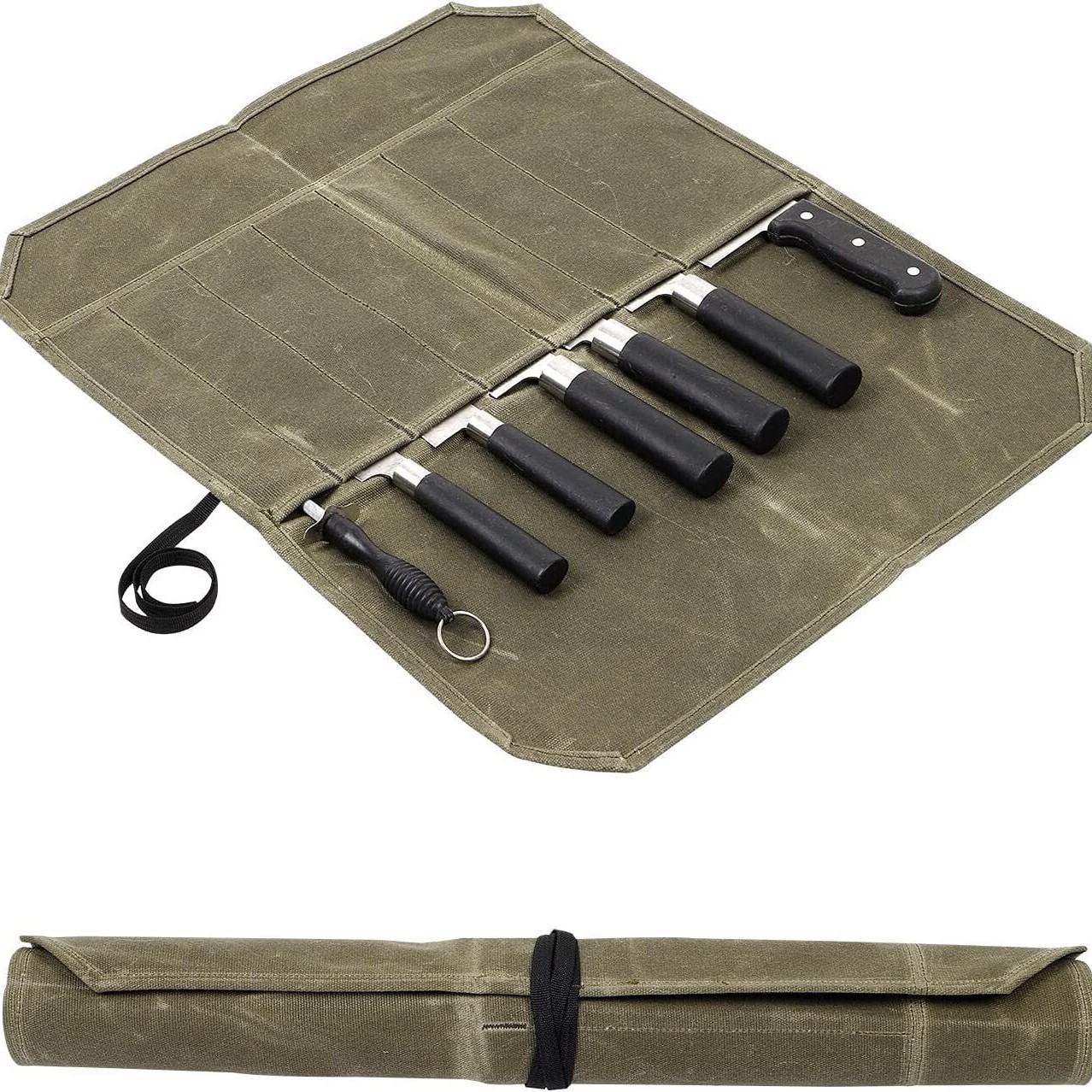 Cross-border Chef's knife bag Chef's Knife bag for kitchen picnic and barbecue Specification drawing