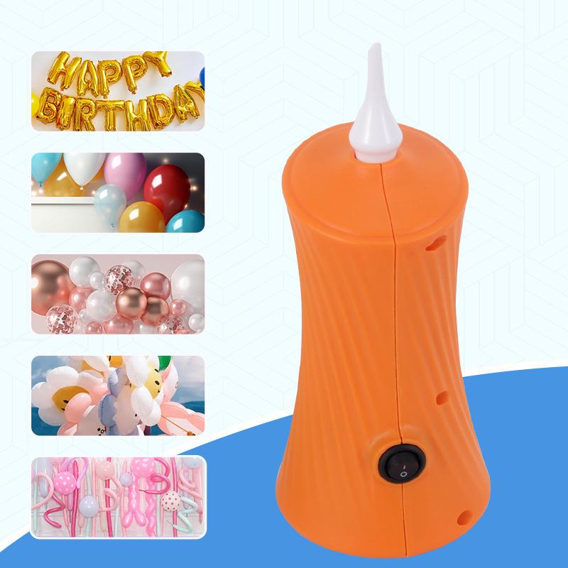 household balloon strip air pump birthday party gathering balloon pump portable electric ballon filling machine Specification drawing