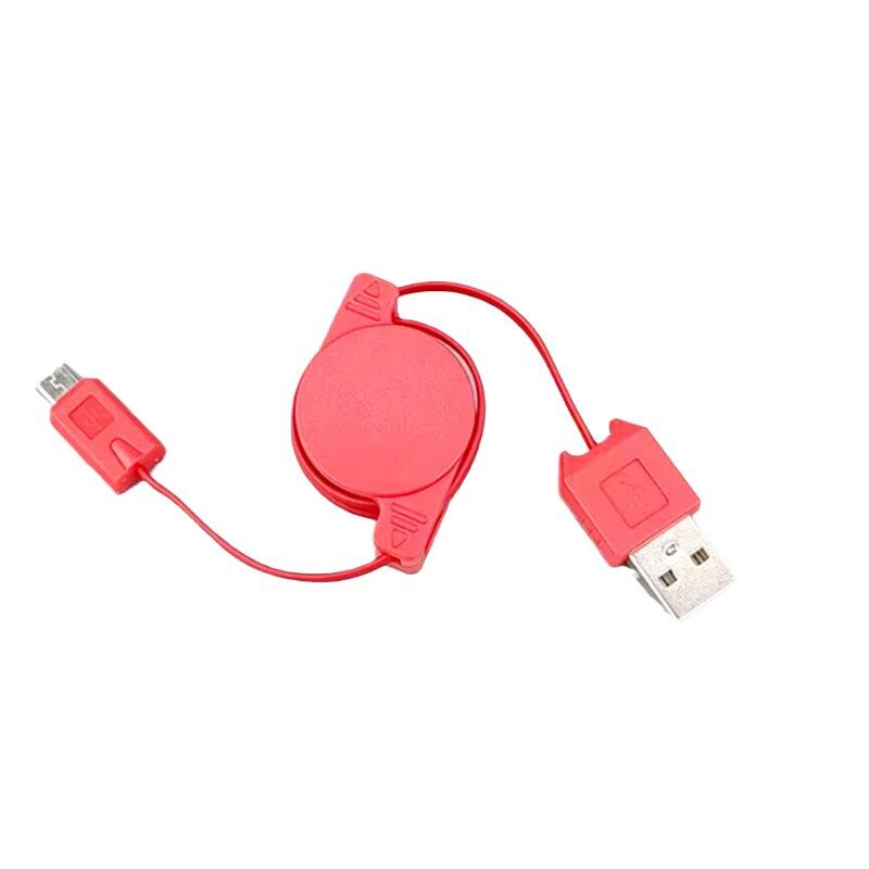 factory direct sales usb automatic shrink android mobile phone charging telescopic cable with data transmission Specification drawing