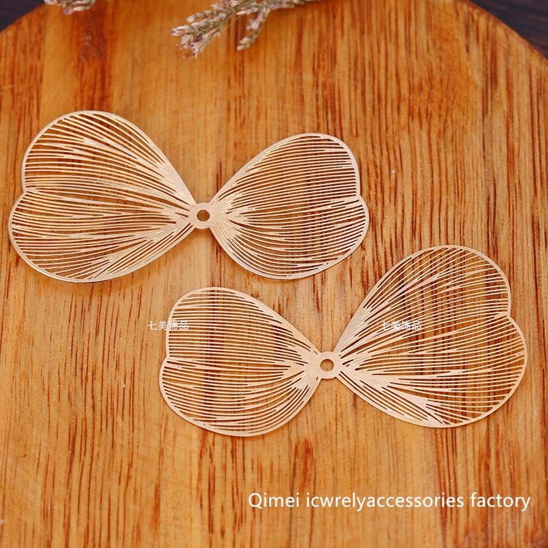 handmade wedding bridal hair accessories material gold silver 8 words flower piece antique style wedding corsage accessories leaf accessories Application Scenario