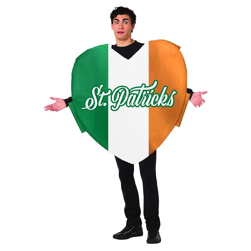 amazon new st. patrick's day costume beer festival costume dress up felt printing party supplies wholesale Item Picture