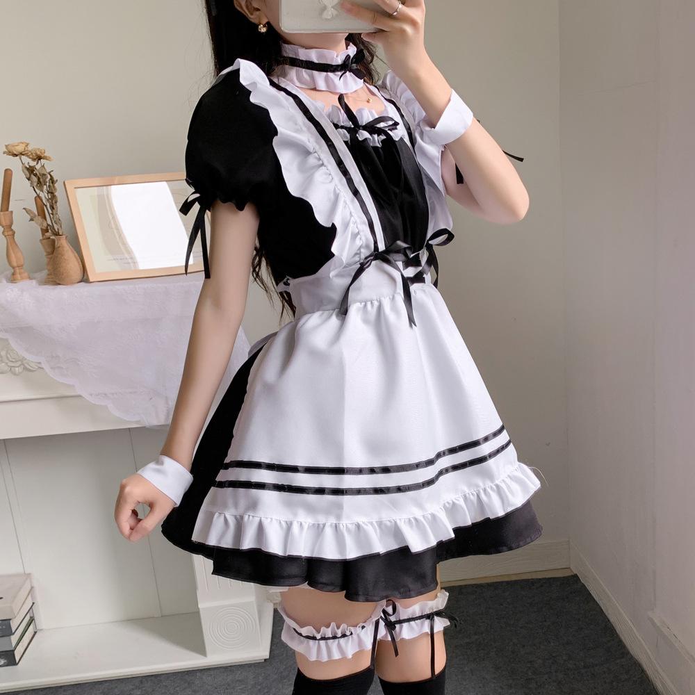 miracle's warmness travel around the world wine sweetheart maid costume lolita cute maid ware cosplay hand game full figure